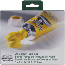Winsor & Newton Winton Oil Color 21ml 6/Pkg-Assorted Colors