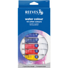 Reeves Water Colour Paints 10ml 12/Pkg-Assorted Colors