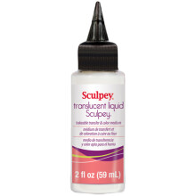 Médio Transfer - Sculpey - 59 ml - Translúcido - Argila Líquida - Objetos Decorativos