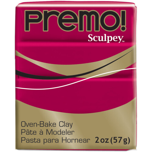 Premo Sculpey Polymer Clay 2oz-Alizarin Crimson