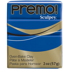 Sculpey Premo Polymerov pecic hlna Ultramarnov modr Hue Non Toxic 2 oz. bar Skvel pro vrobu perku na dovolenou DIY smen technika a dal.