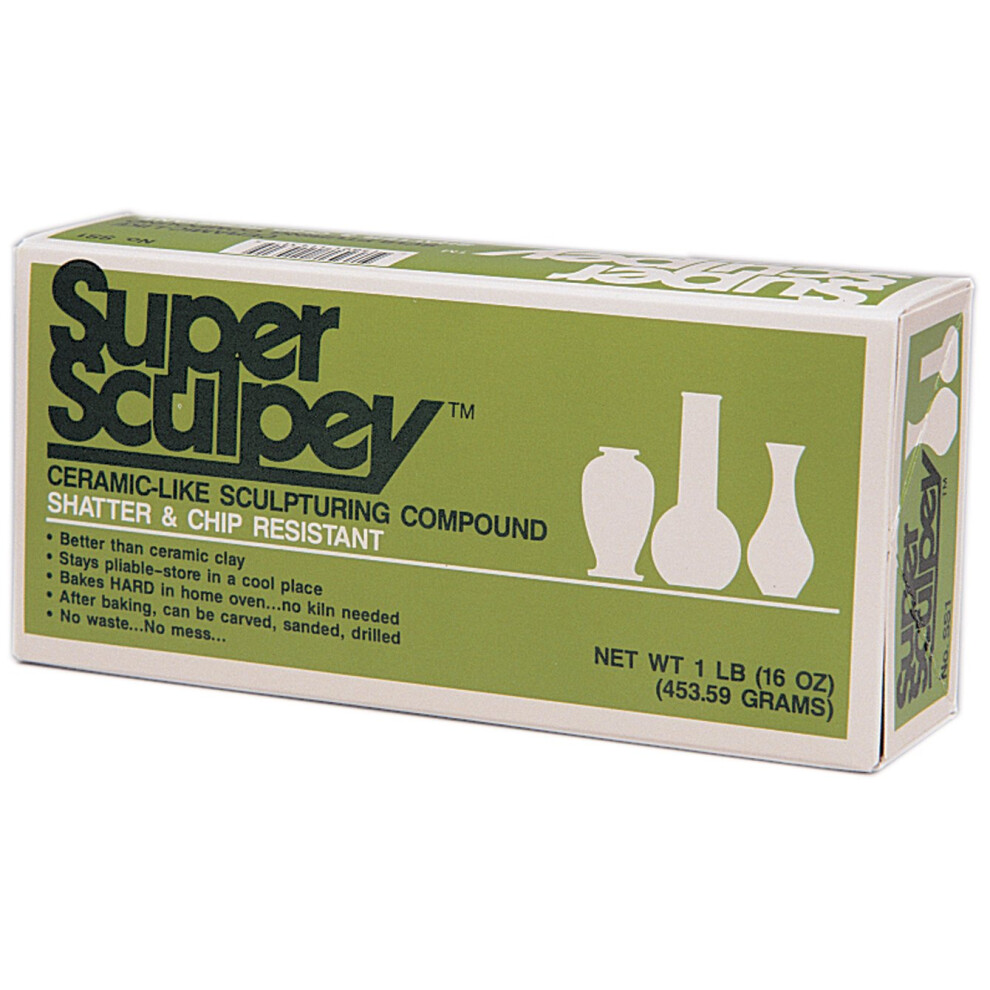 Super Sculpey Polymer Clay 1lb-Beige