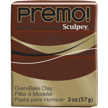 Pasta de polímero - Sculpey - Umbra queimada - Cozimento no forno - Flexível - Não tóxico