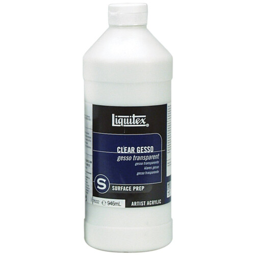 Liquitex Acrylic Gesso Surface Prep-Clear 32oz