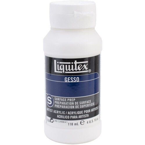 Liquitex Acrylic Gesso Surface Prep-White 4oz