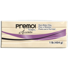 Sculpey Premo Polymer Oven-Bake Clay Pearl Non Toxic 1 lb. bar Skvel pro svtecn vrobu perku, smen technika a projekty domcch dekorac. Prm