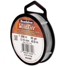 Wildfire Stringing Thread .006"X50yd-Grey