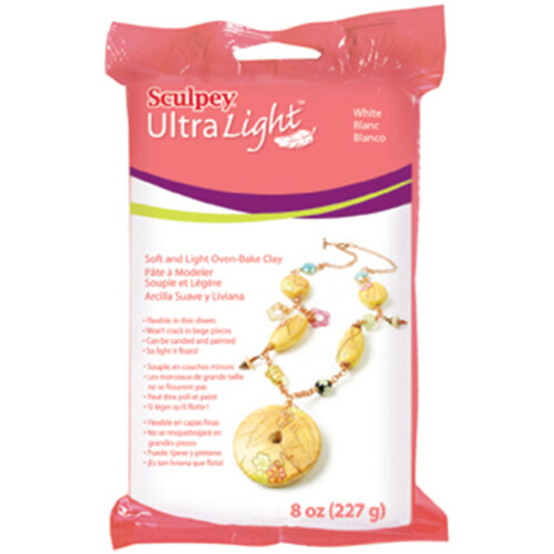 Sculpey UltraLight Polymer Clay 8oz-White