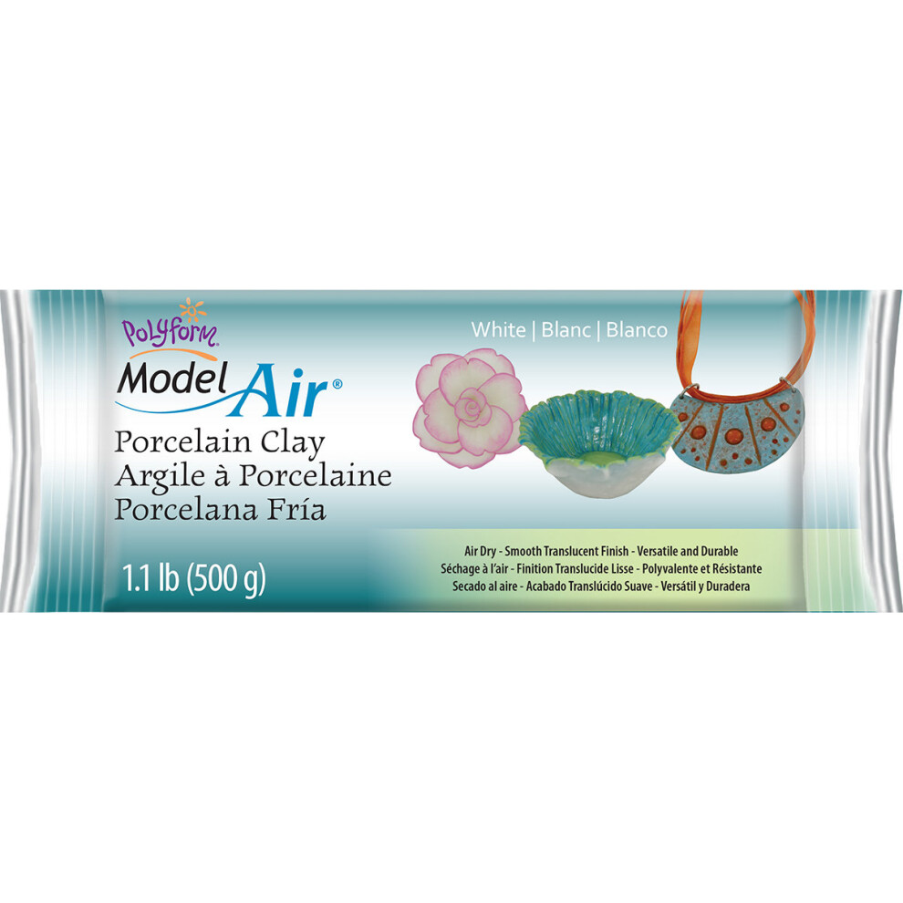 Model Air Porcelain Clay 1.1lb-White