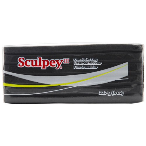 Argilla polimerica Sculpey III 8oz-Nero