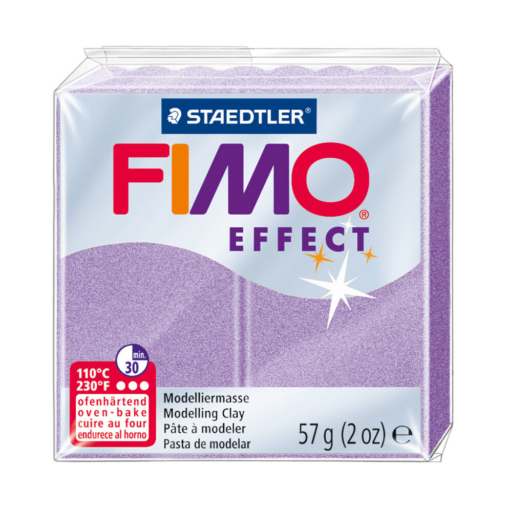 Fimo Effect Polymer Clay 2oz-Lilac Pearl