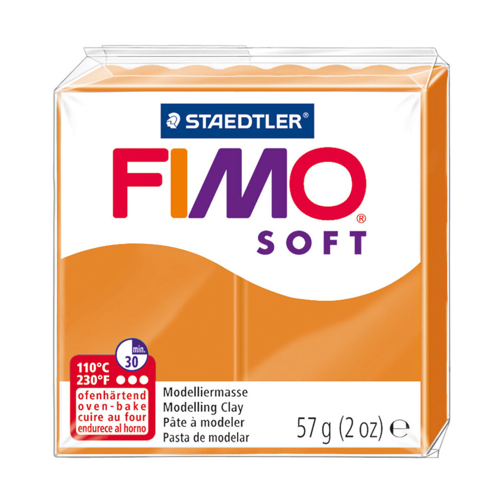 Fimo Soft Polymer Clay 2oz-Sunny Orange