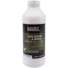 Liquitex Gloss Acrylic Fluid Medium & Varnish-16oz
