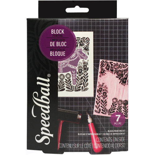 Speedball Super Value Block Printing Starter Kit-
