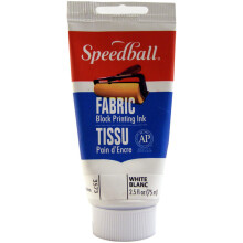 Fabric Block Printing Ink 2.5oz-White