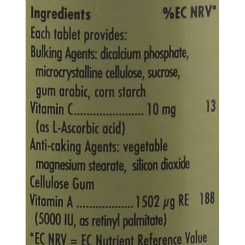 Solgar Solgar, Vitamine A sèche, 1 500 mcg (5 000 UI), 100 comprimés 1
