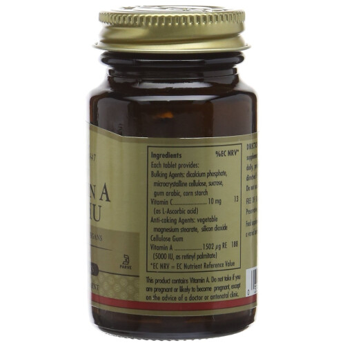 Solgar Solgar, Vitamine A sèche, 1 500 mcg (5 000 UI), 100 comprimés 2