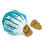 KONG KONG Puppy Activity Ball Dog Toy, Medium, Blue/Pink 3