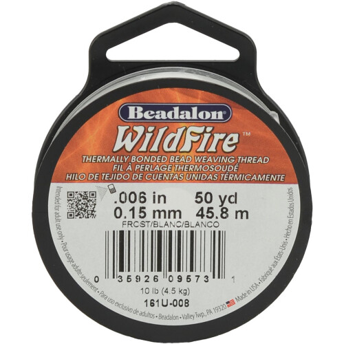 Wildfire Stringing Thread .006"X50yd-Frost