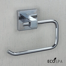 Toilet Roll Holder Wall Mounted Paper Tissue Metal Chrome Finish WC