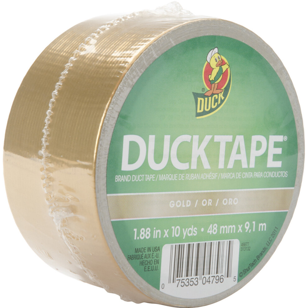 Duck Tape 1.88"X10yd-Gold 075353047965
