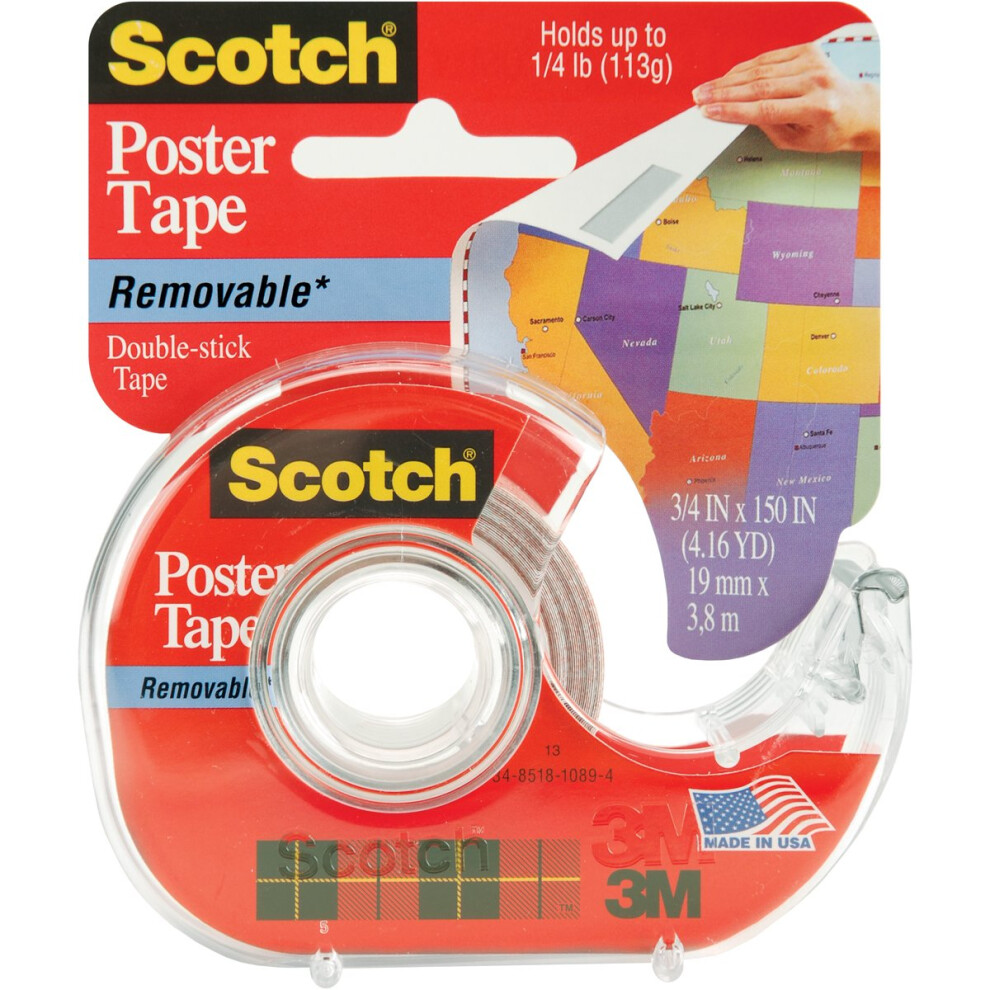 Scotch Removable Poster Tape-.75"X150