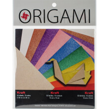 Yasutomo Fold 'EMS Origami Papier (50 Pack), 5.875", Kraft