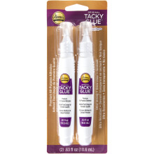 Aleene's Fast Drying Tacky Glue Pens 2/Pkg-.63oz