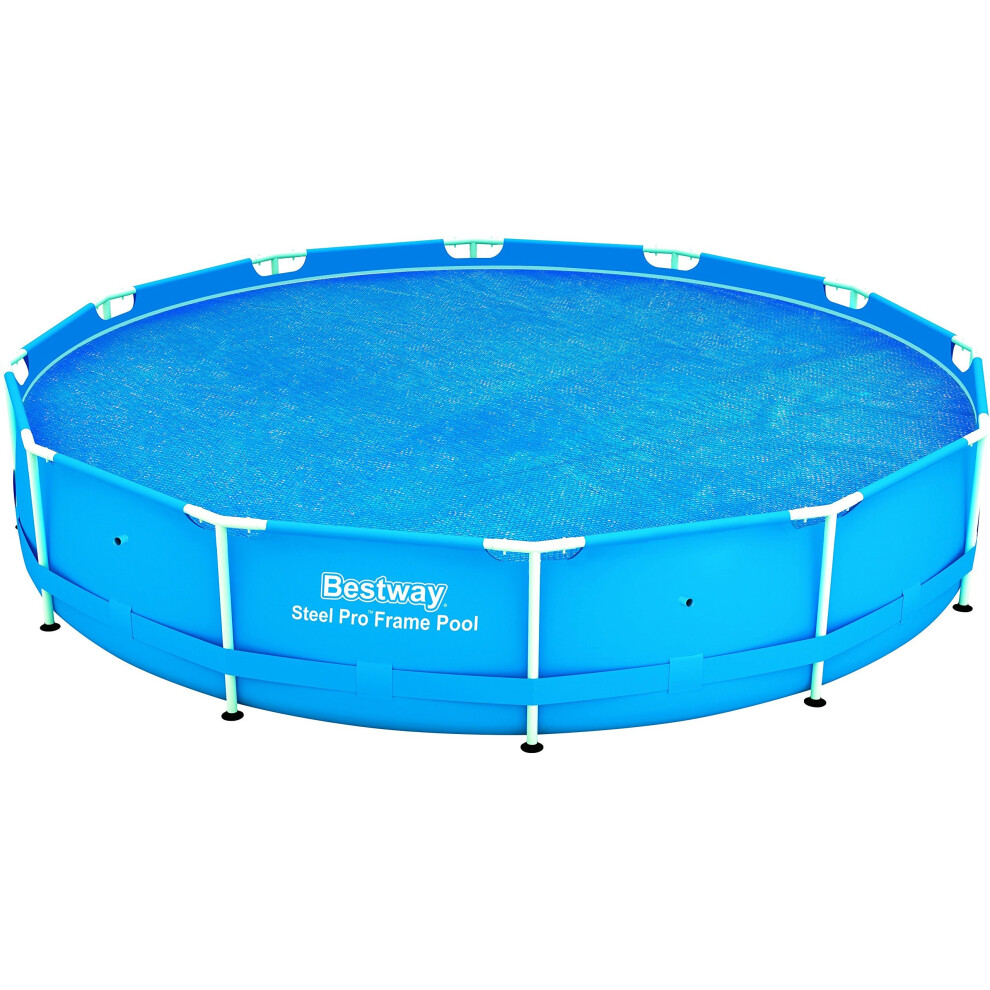 Bestway Solar Pool Cover Above Ground Pool Cover for Round Pools Flowclear