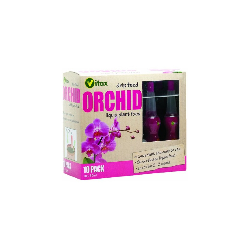 Vitax 30Ml Orchid Drip Feed Mini Bottles (Pack Of 10)