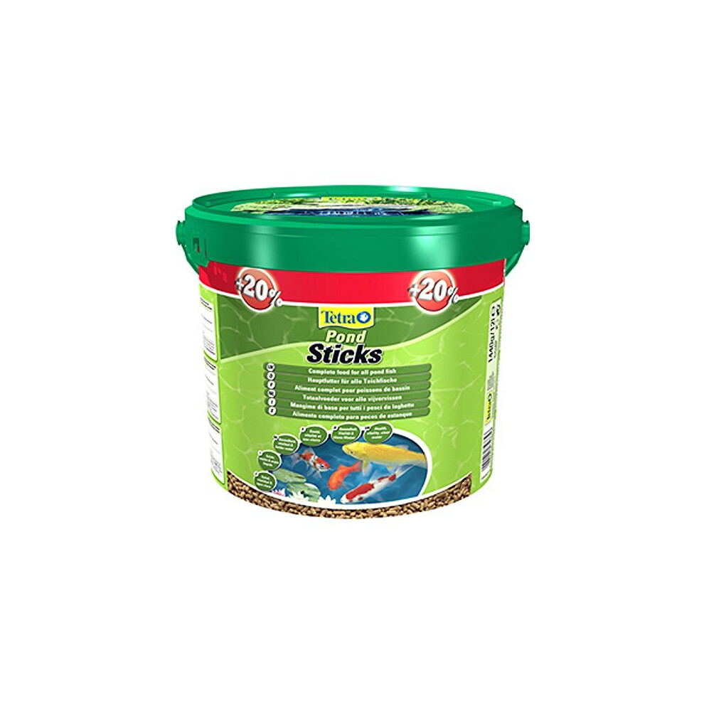 Tetra Pond Sticks Bucket 10L + 20% Extra Fill (12 Litres Total)