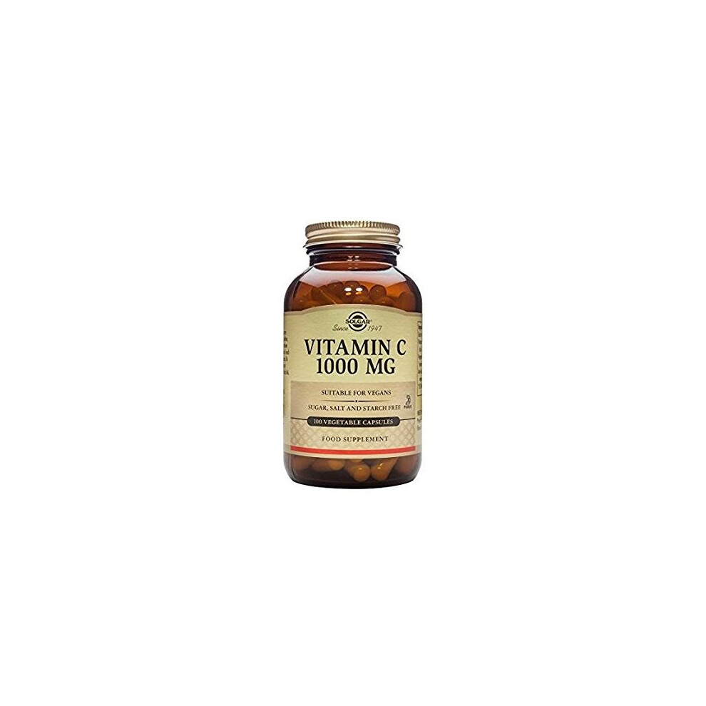 Solgar Vitamin C 1000 100 Vegetable Capsules