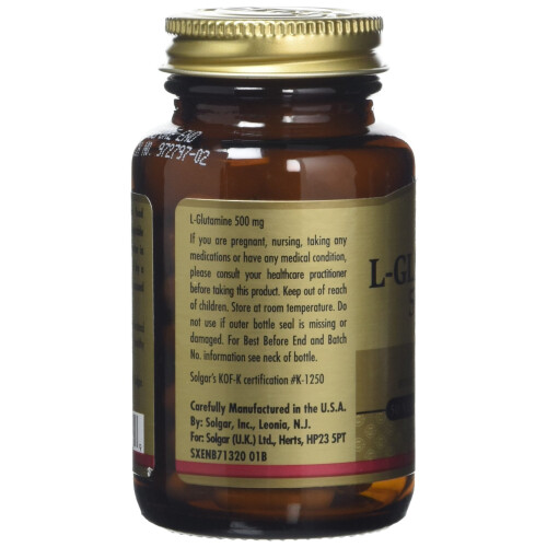 Solgar L-Glutamina 500 mg 50 cápsulas vegetais Solgar 2