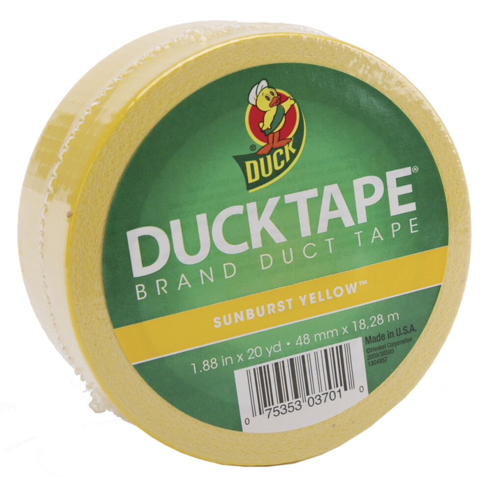 Duck Tape 1.88"X20yd-Yellow Sunburst 075353037010