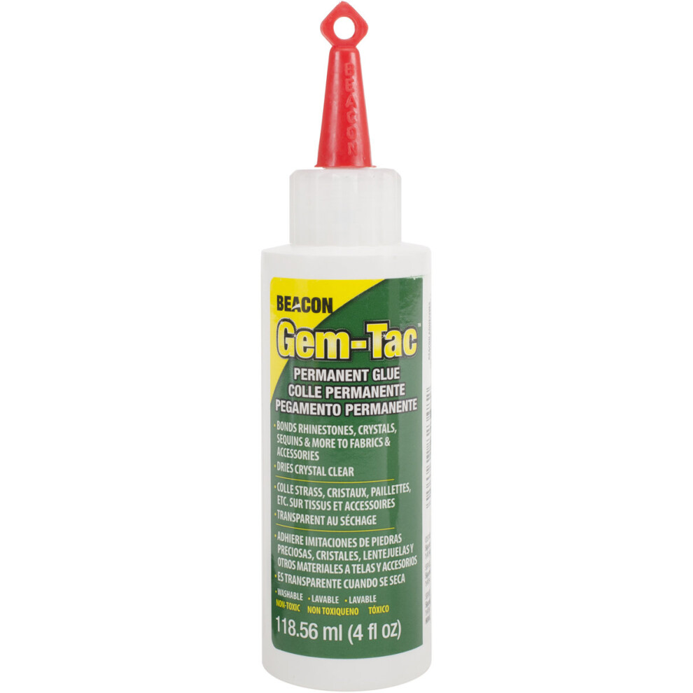 Gem-Tac Permanent Adhesive-4oz
