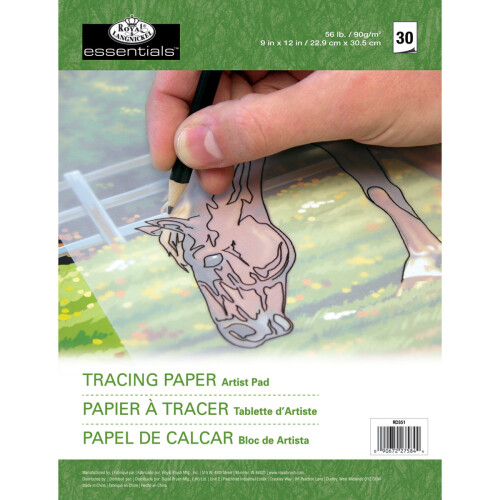 essentials(TM) Tracing Artist Paper Pad 9"X12"-30 Sheets