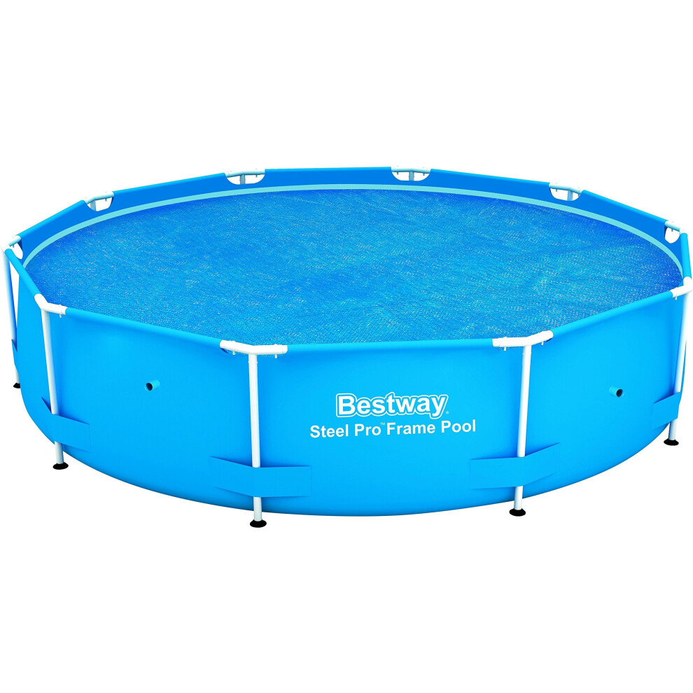 Bestway Solar Pool Cover Above Ground Pool Cover for Round Pools Flowclear