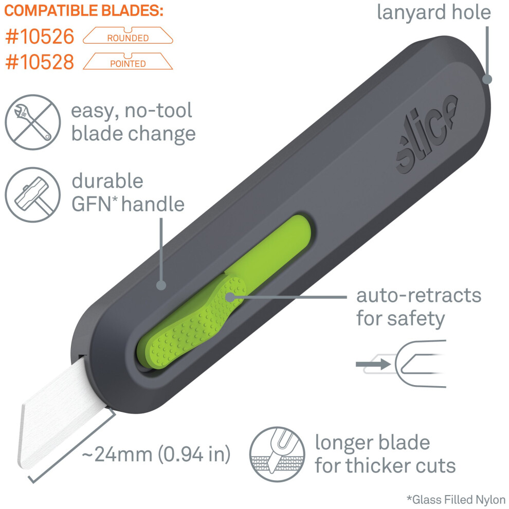 Slice(R) Auto-Retractable Utility Knife