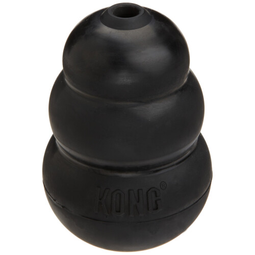 KONG KONG Extreme Dog Toy - Fetch & Chew Toy - Treat-Filling Capabilities & Erratic Bounce for Extended Play Time Most Durable Natural Rubber Material