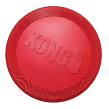 KONG Flyer - Tough Dog Toy - Durable Rubber Flying Disc Dog Toy - Outdoor Dog Toy for Fetch - Dog Chase Toy - Large Dogs
