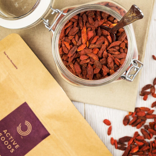 BULK POWDERS Raw and Natural Goji Berries, 500g 2