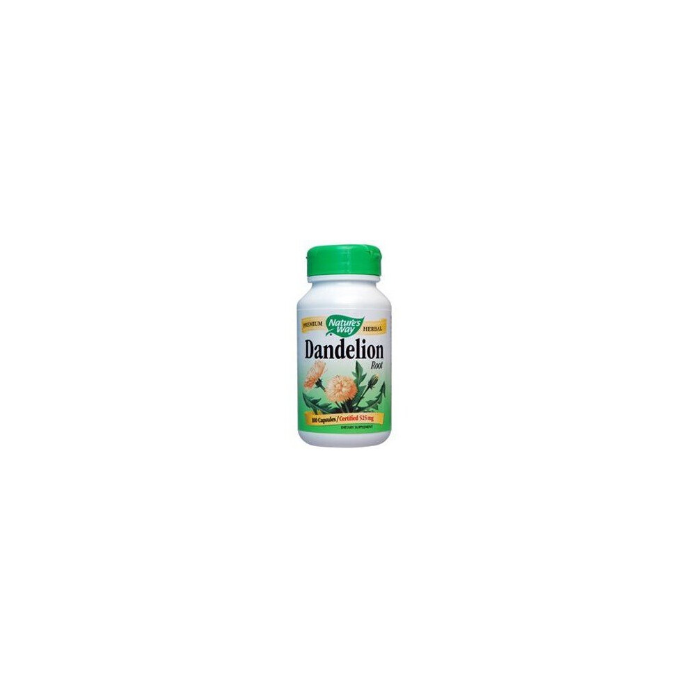 Natures Way Dandelion Root 540 Mg 100 Capsules