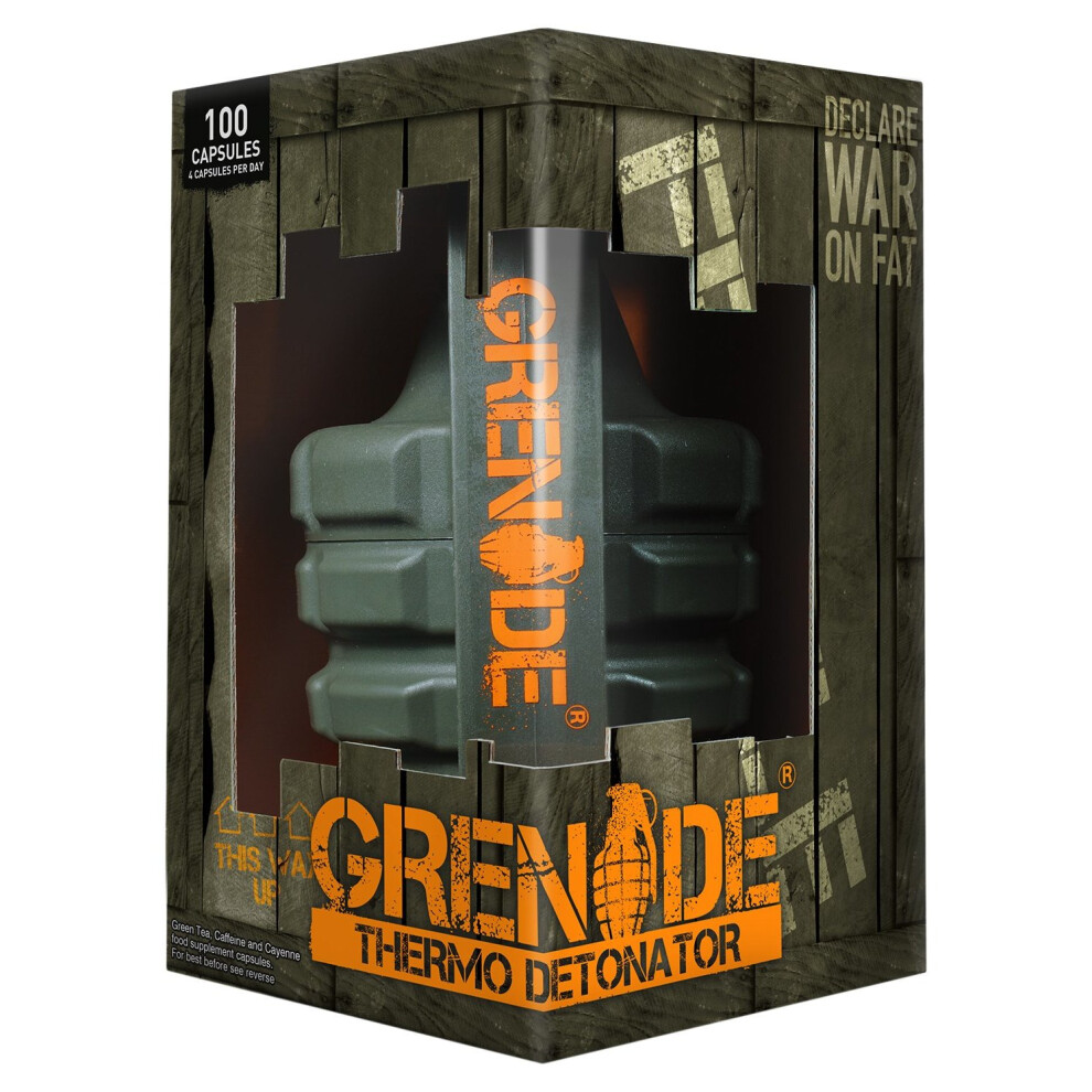 Photos - Vitamins & Minerals Grenade Thermo Detonator Weight Management Supplement - Tub of 100 Capsules GREN1