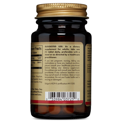 Solgar Solgar, Zinkpicolinat, 22 mg, 100 Tabletten 1