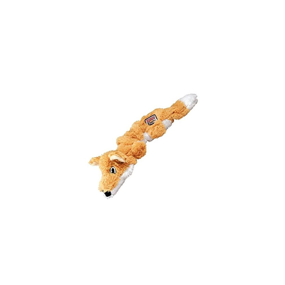 KONG Scrunch Knots Fox Dog Toy, Small/Medium