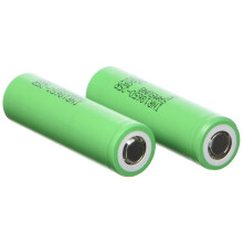 Samsung UNPROTECTED 3.7V 2500 mAh / 10C High Drain Rechargeable Battery X2