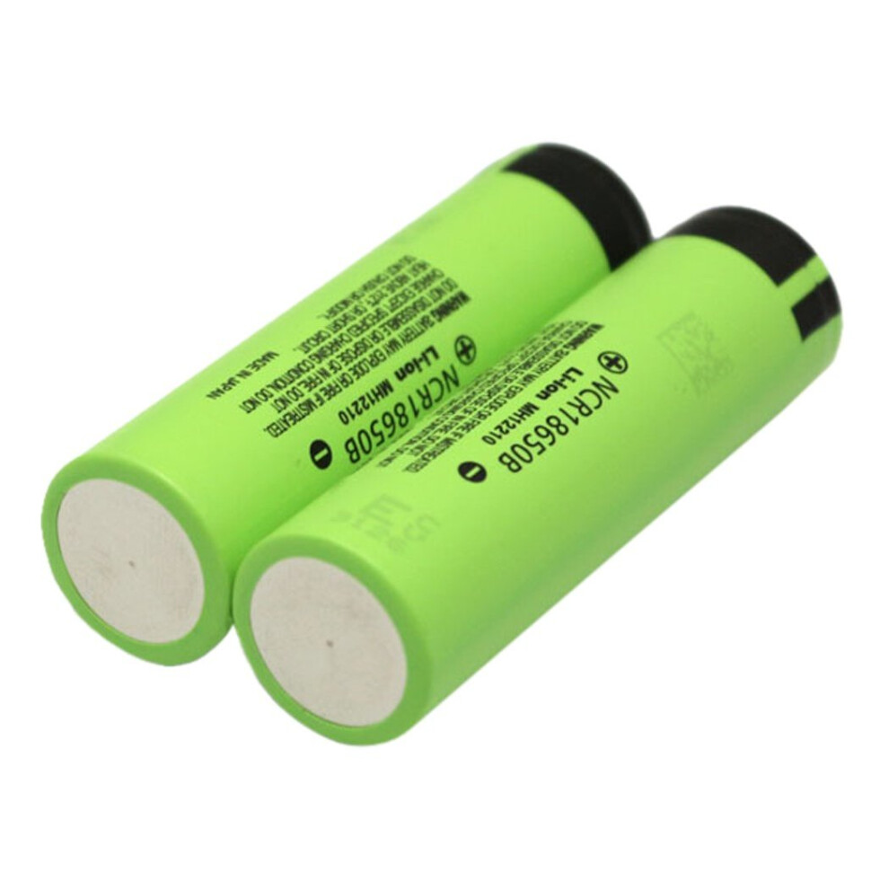 Panasonic NCR18650B 3400mAh 3.7V Li-Ion Rechargeable Unprotected Battery