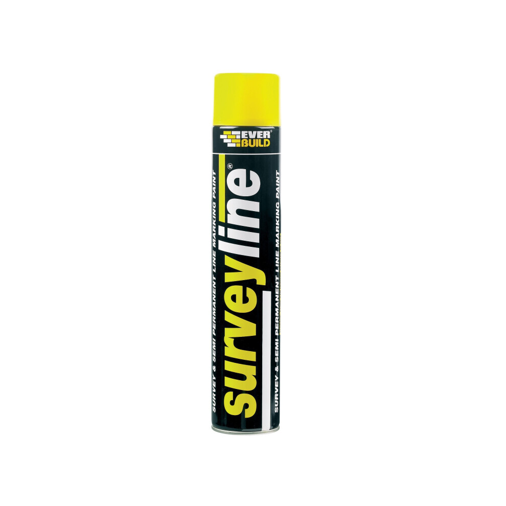 Everbuild SURVEYYE Surveyline Marker Spray Yellow 700  ml