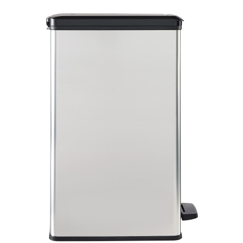 Curver Curver Slim Deco Bin, Silver, 40 Litre