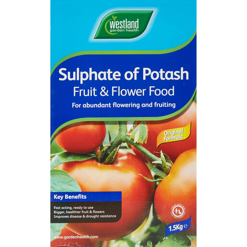 Westland Sulphate of Potash Fruit and Flower Food, 1.5 kg